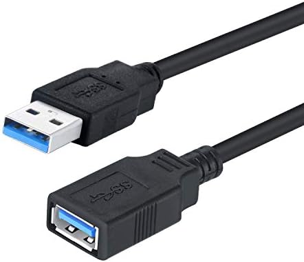 Удлинительный кабел PASOW SuperSpeed USB 3.0 тип A за свързване на мъже и жени (10 фута)