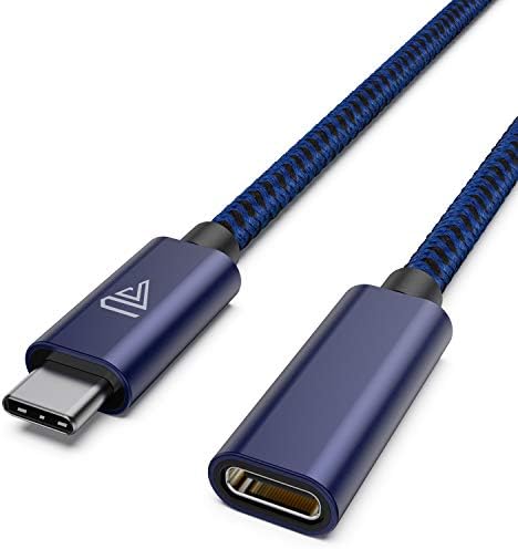 Паралелно удължителен кабел USB Type C (1 фут / 0,3 м), USB удължителен кабел C 3.1 (10 gbps) от един мъж към