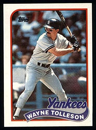 1989 Topps 716 Уейн Толлесон Ню Йорк Янкис (Бейзболна картичка) Ню Йорк / Mount Янкис