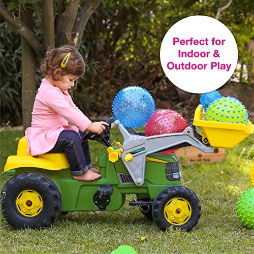 Edushape Sensory Balls for Baby - Ярки цветни детски топки и Уникален детски топка за децата - Развива малък