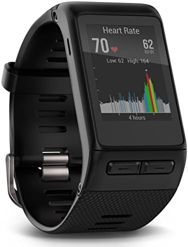 Смарт часовници на Garmin vívoactive HR с GPS, Нормално кацане - Черен