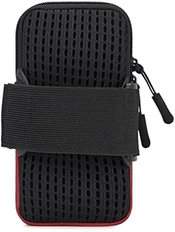 DHTDVD 6,5-инчовата чанта за телефон от полиестер, двупластова, с голям капацитет, дишаща, за фитнес на открито,
