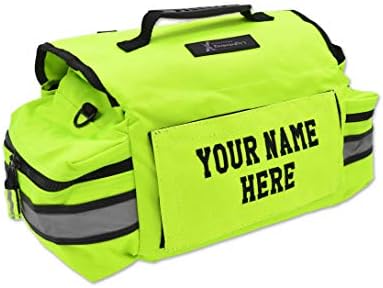 Светкавица X Адаптивни Малка Чанта за оказване на първа медицинска помощ на EMT Trauma Bag с Бродирани Нашивкой с име - Флуоресцентно Жълто