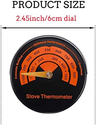 Електронен Термометър за печки Измерване на температурата на Фурната за Печки на дърва Газови Печки Пеллетных печки Избягвайте Увреждане на фенове плочи, когато с