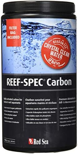 Reef Red Sea Spec Carbon - Филтърен материал за аквариума (2000 Мл / 64 грама), черен (37420)