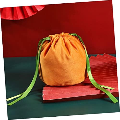 YARNOW 5шт Тиква Торбички за подаръци Декор Украшение Подаръци Бижута Подаръчни пакети, Пакетчета бонбони Трик