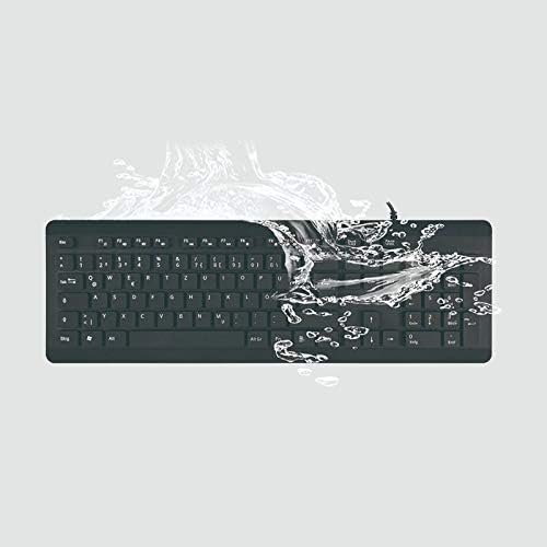 Клавиатурата на BoxWave, съвместима с Acer Aspire 5 (A515-44) - Водоустойчив USB-клавиатура, Моющаяся Водоустойчив