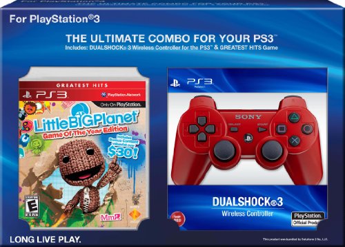 Little Big Planet: Игра на годината с пакет от DualShock 3 (червен) - Playstation 3