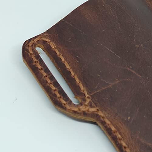 Чанта-кобур от естествена кожа за Oppo Reno3 5G, Калъф за вашия телефон ръчна изработка от естествена кожа,