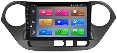 PLOKM Android 12 Двоен Din Радио Стерео за Hyundai i10 2014-2017 Безжичен Carplay Android Auto, 9-инчов Сензорен