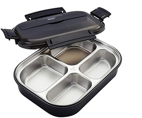 GPPZM Thermal lunch box - Изолиран Bento-обяд-бокс, Фланец Обяд-кутия от неръждаема стомана с Изтичане на кабинета,