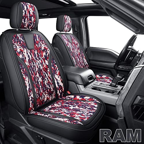 Калъф за седалка GXT Dodge RAM Пълен Комплект, подходящ за пикап Select 2013-2021 Dodge RAM 1500 2500 3500,