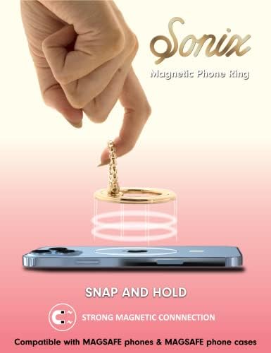 Калъф Sonix Glitter Day Dream Clouds + магнитен пръстен (rainbow) за MagSafe iPhone 14 Pro
